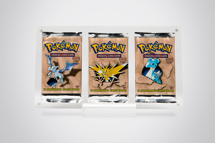 Triple Pokemon Booster Pack Acrylic Case [Acryshield]